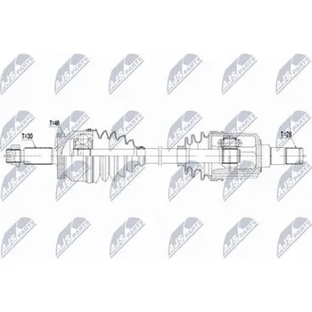 Hnací hřídel - poloosa NTY NPW-HY-642