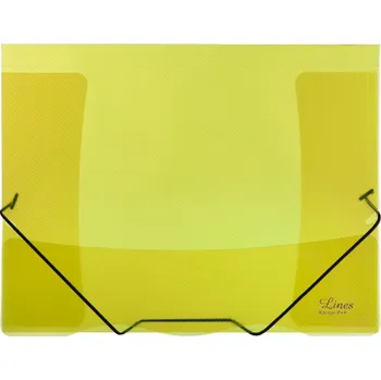 Kancelářské potřeby Y-Sloha s gumou průhledná Lines žlutá 2-506