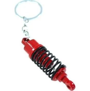 Autoklíč TurboWorks Přívěsek na klíče - tlumič s pružinou, červený