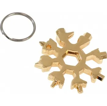 TurboWorks Přívěsek na klíče Multitool zlatý