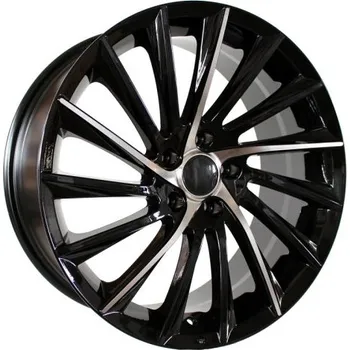 Disk Alu kola Racing Line E467, 17x7.5 5x110 ET41, černá + leštění