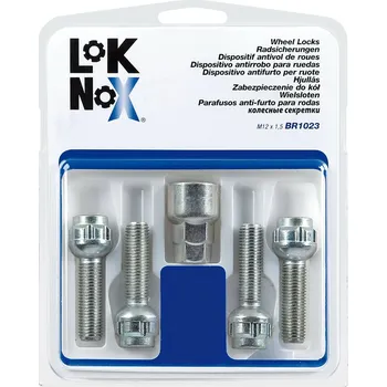 Šroubek na kolo LokNox bezpečnostní šrouby M12x1,5x39,9mm koule R12, klíč 19/21