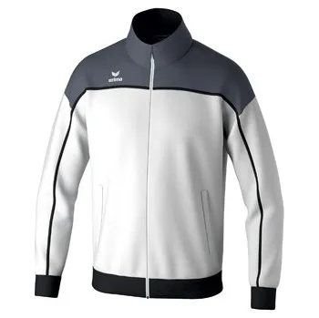 Chlapecký kabát CHANGE erima tréninková bunda, bílá/břidlicově šedo/černá
