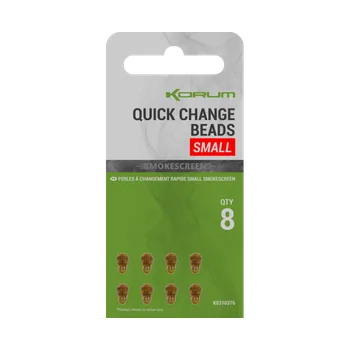 Korum Montáž Smokescreen Quick Change Beads 8ks Velikost: Small