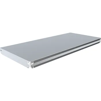 Dílenský regál Biedrax patro k regálu s kovovou policí 40 x 60 cm - zinek, 100 kg