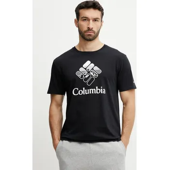 Pánské tričko Bavlněné tričko Columbia 1888813. černá 99A, vel. L