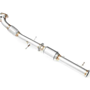 Zadní díl výfuku RM Motors Downpipe FORD Focus RS Mk2 2,5T + KATALYZÁTOR 3,5" Emisní norma: Euro 3, Kapacita: 100 cpsi