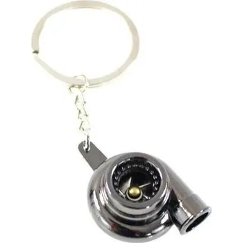 TurboWorks Přívěsek na klíče - turbo, černý