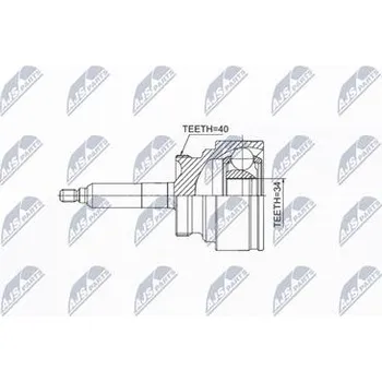 Sada kloubů pro hnací hřídel NTY NPZ-DW-031