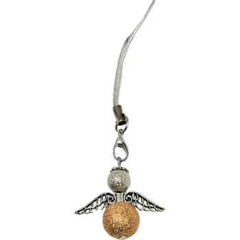 Přívěsek Anděl pro štěstí třpitivý větší s poutkem (bižuterní)