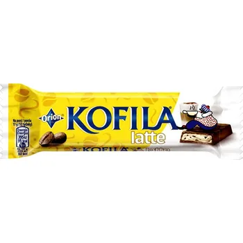 Čokoládová tyčinka KOFILA Latté 34g cena za kartonové balení (Kartonové balení : 64 ks)
