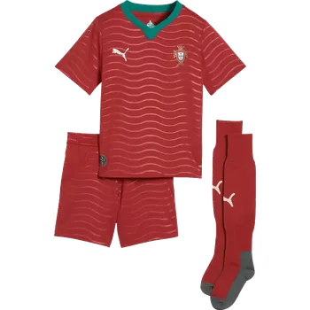 Míčový sport Dětská domácí souprava Puma Portugalsko 2026 pro malé děti červená
