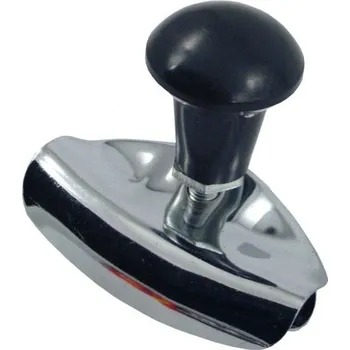 Hlavice řadicí páky CARCOMMERCE Koule na volant, rovná, stříbrná