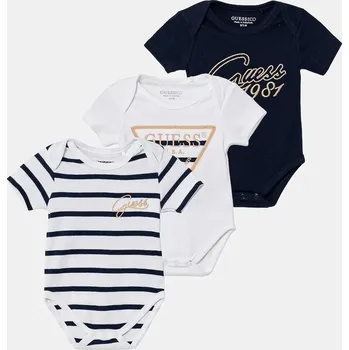 Kojenecký body Kojenecké body s bavlnou Guess 3-pack H6RW05.KA6W1.PPY2 bílá 00X, vel. 55-62