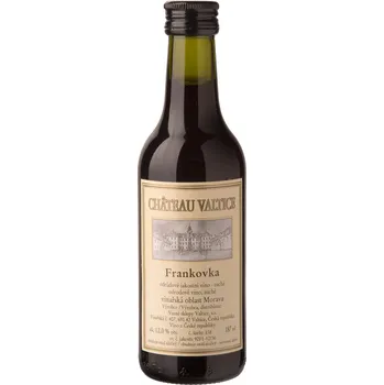 Víno Chateau Valtice Frankovka 187ml cena za kartonové balení (Kartonové balení : 24 ks)