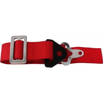Návlek na bezpečnostní pás JB SPORT Bezpečnostní pás RUNNER k 5-bodovému pasu - červený