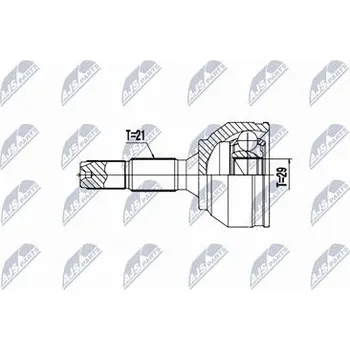 Sada kloubů pro hnací hřídel NTY NPZ-PE-036