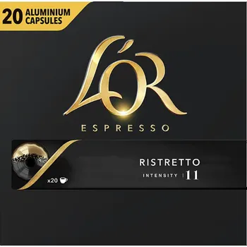 L'OR Espresso Ristretto Intenzita 11 - 20 ks cena za kartonové balení (Kartonové balení : 10 ks)