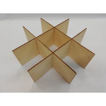 Úložný box Přepážky pro čtvercový košík 30x30 cm - výška 10 cm