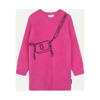 Dámské šaty Marc Jacobs Úpletové šaty W60386 D Růžová Regular Fit 12_
