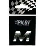 LAMPA Italy Plastový samolepící znak Znak M