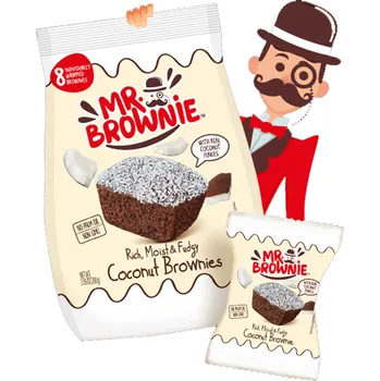 Cukrovinka Mr. Brownie Kokos 200g (Kartonové balení : 12 ks)