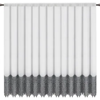 Fliying Hotová voálová záclona Monika krajka šedá 400x175 cm