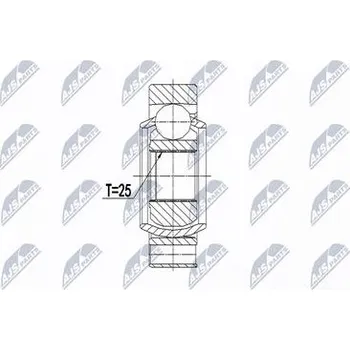 Poloosa kola Sada kloubů pro hnací hřídel NTY NPW-BM-068