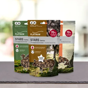 Pamlsek pro psa Platinum pamlsky STARS 2+1 ZDARMA 555 g