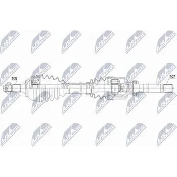 Hnací hřídel - poloosa NTY NPW-PE-123