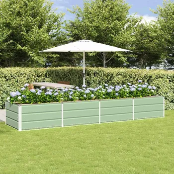 Pěstitelství Truhlík Zelená 320 x 80 x 45 cm Ocel