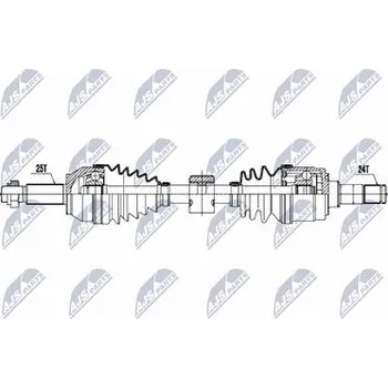 Hnací hřídel - poloosa NTY NPW-MZ-106