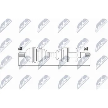 Hnací hřídel - poloosa NTY NPW-FR-050