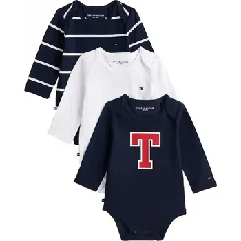Dámské kalhoty Dětské kalhoty s bavlnou Tommy Hilfiger 3-pack KN0KN02076.9BYA námořnická modř 59X, vel. 74