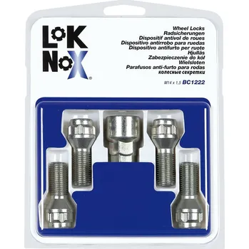 Šroubek na kolo LokNox bezpečnostní šrouby M14x1,5x27,3mm kužel 60, klíč 17/19