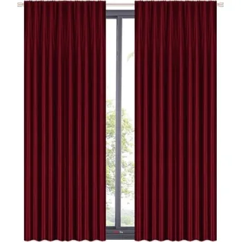 Závěs Fliying Sada závěsů Luciana, 2dílná, 140x250 cm-bordó