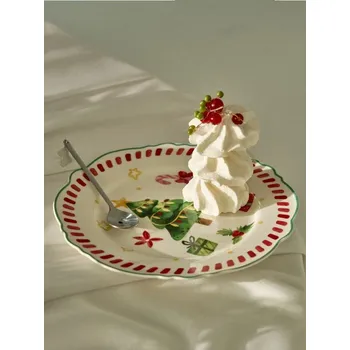 Talíř Sinsay - Talíř s vánočním motivem - červená - 575GI-33X - 575GI-33X-ONE