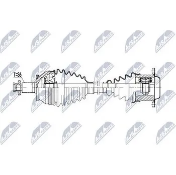 Hnací hřídel - poloosa NTY NPW-VW-252