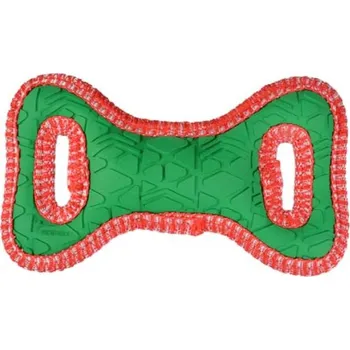 Hračka pro psa Duvo+ Vánoční hračka z gumy kost 19,5x11x3cm
