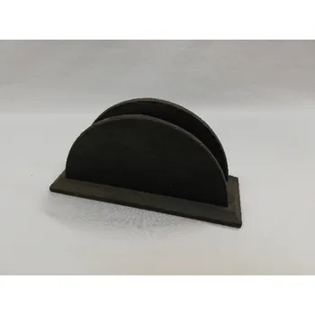 Stojánek na ubrousky - černý mořený