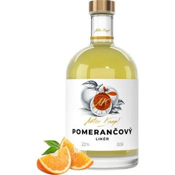 Pálenka Anton Kaapl POMERANČOVÝ LIKÉR 22% 0,5l (holá láhev)