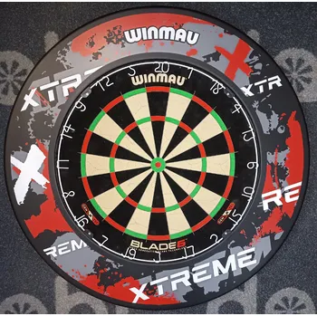 Terč na šipky Winmau set DOUBLE - terč Blade 6 + okruží Xtreme Red