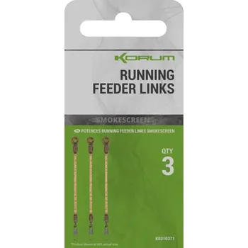 Korum Montáž Smokescreen Running Feeder Links 3ks
