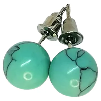 Náušnice Tyrkenitové naušnice puzeta 10 mm