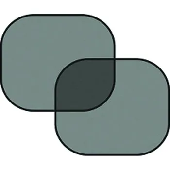 Zimní clona Clona sluneční COMPASS 06101 na boční okno černá 2ks