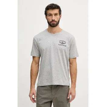 Bavlněné tričko Aeronautica Militare TS2539UJ00727 šedá 09X, vel. XXL