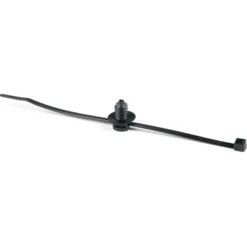 Organizace kabelů Kabelová vázací páska Nedá se uvolnit 156-00025 T50RFT5-PA66HS/PA66HIRHS-BK 200mm 4,6 mm Černá Polyamid HellermannTyton