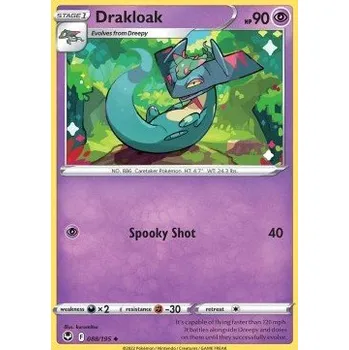 Sběratelská karetní hra Pokémon SIT 088/195 Drakloak - Silver Tempest Stav: Near Mint, Verze: REVERSE HOLO