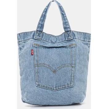 Kabelka Bavlněná kabelka Levi's MINI BACK POCKET TOTE 005FW modrá 50J, vel. ONE SIZE