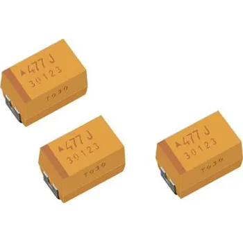 Kondenzátor Elektrolytický kondenzátor ±10procent 10μF 50V dc SMD 2917 ESR 120mΩ Elektrolytický řada TPM AVX